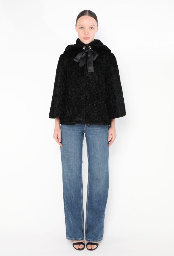 Alexander McQueen F/W 2014 Velvet Hooded Jacket - 3 Alexander McQueen F/W 2014 Velvet Hooded Jacket - 3