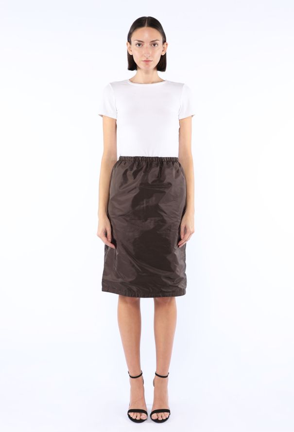 Prada Re-Nylon Gathered Skirt, 2025 - 1