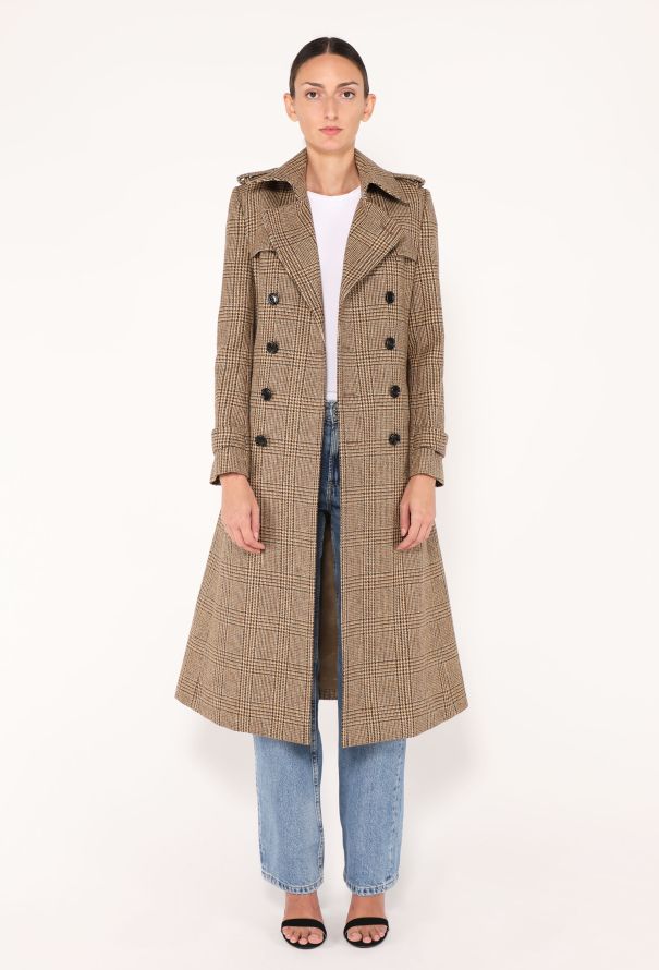Céline 2020 Belted Houndstooth Coat - 2 Céline 2020 Belted Houndstooth Coat - 2