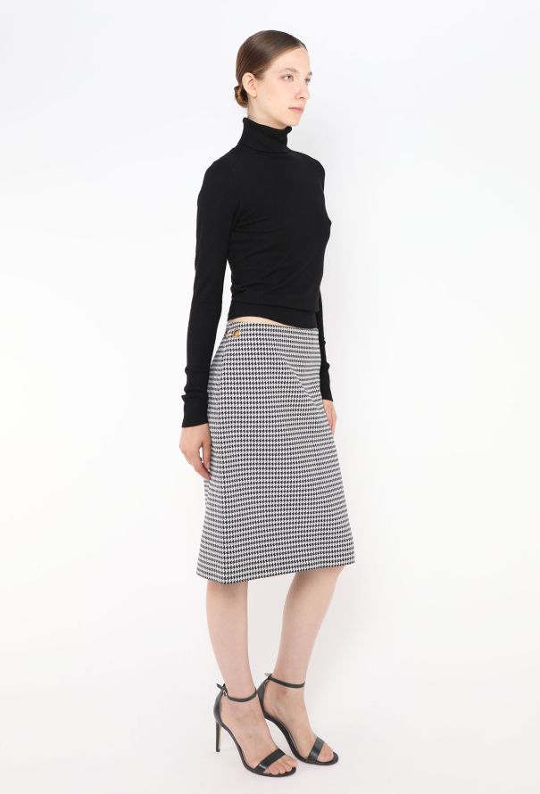 Balenciaga S/S 2018 Houndstooth Skirt - 4 Balenciaga S/S 2018 Houndstooth Skirt - 4