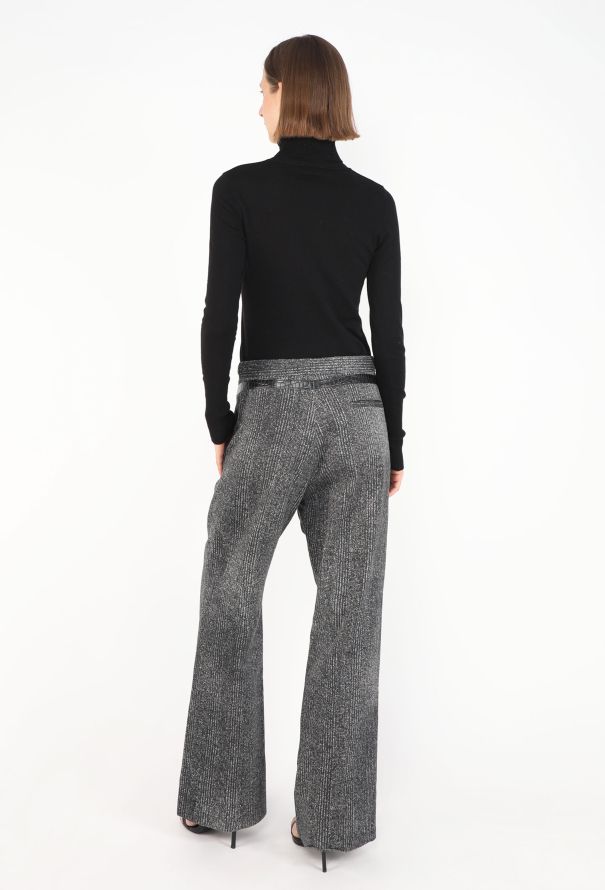Prada S/S 2025 Trompe l'Œil Belted Trousers - 6