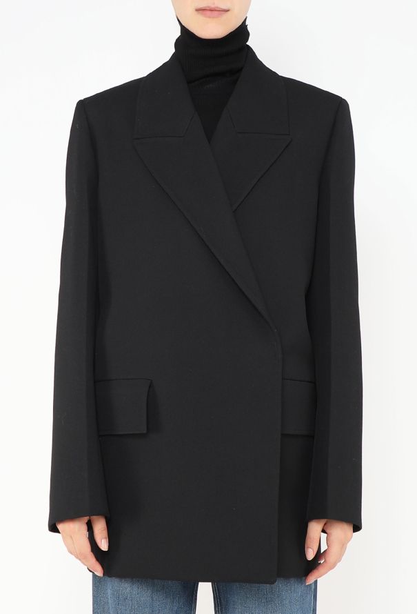 Jil Sander S/S 2022 Oversized Black Tailored Blazer - 2