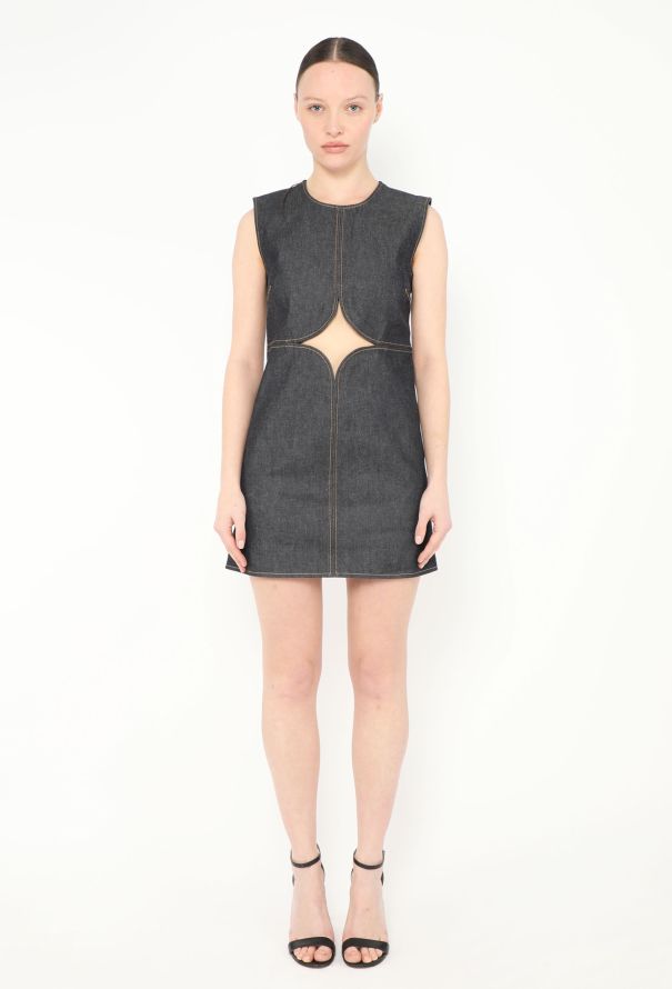 Courrèges 2023 Denim Cut-Out Dress - 1