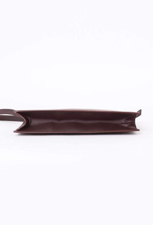 Céline Burgundy Calfskin Clutch - 6 Céline Burgundy Calfskin Clutch - 6