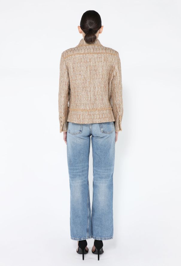 Chanel S/S 2005 Tweed Frayed Jacket - 6