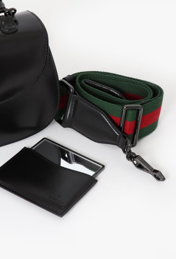 Gucci Black Bamboo 1947 Bag - 14 Gucci Black Bamboo 1947 Bag - 14