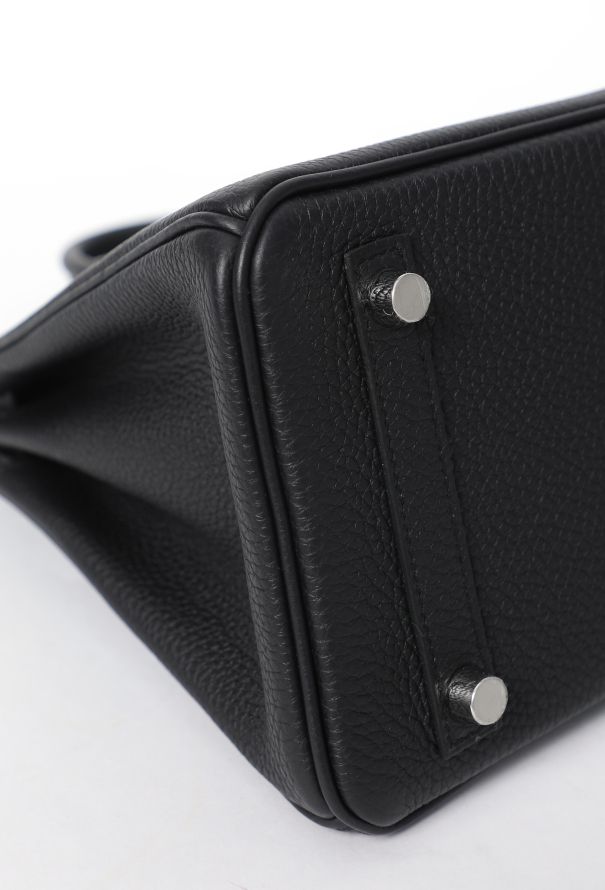 Hermès Highly Coveted Black Togo Birkin 25 - 12