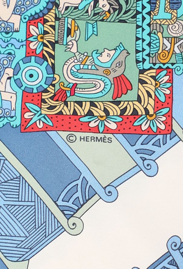 Hermès Vintage 'Astres et Soleil' 90cm Silk Scarf - 6 Hermès Vintage 'Astres et Soleil' 90cm Silk Scarf - 6