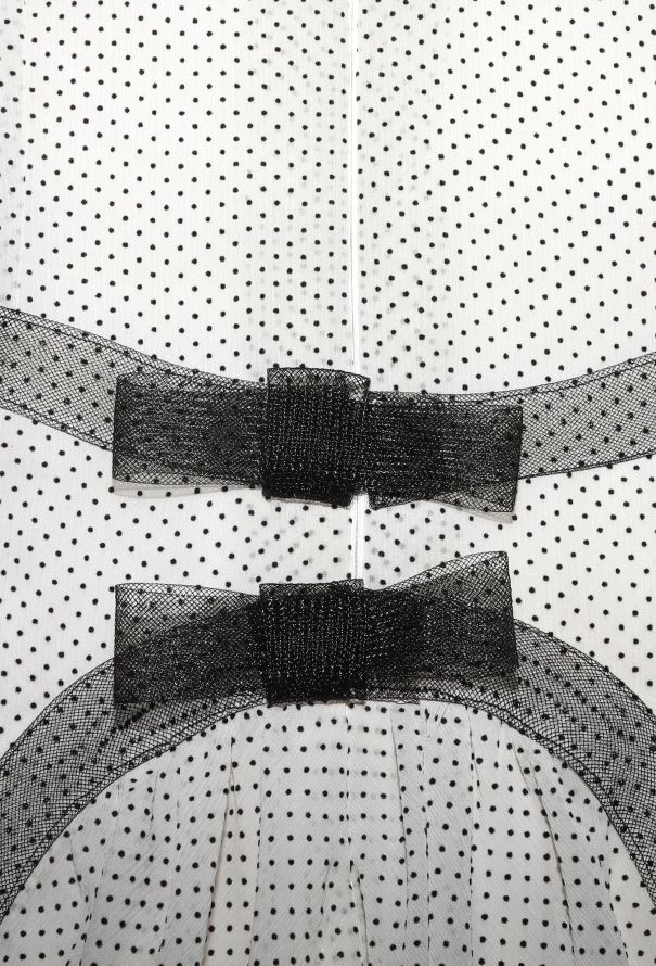 Rodarte 2011 Ruched Tulle Bow Dress - 6