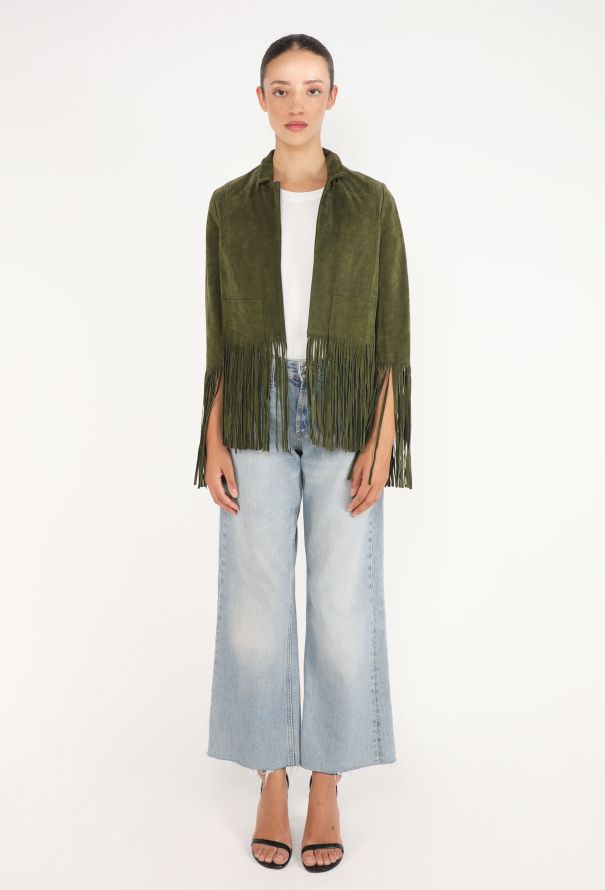 Fringe Suede Jacket, 1980s - 3