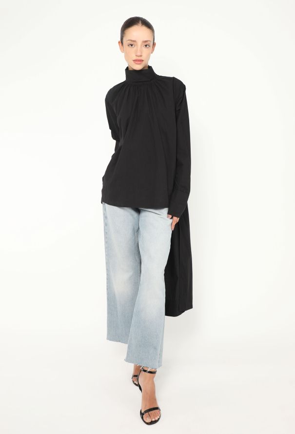 Céline 2017 Asymmetrical Poplin Tunic - 2 Céline 2017 Asymmetrical Poplin Tunic - 2