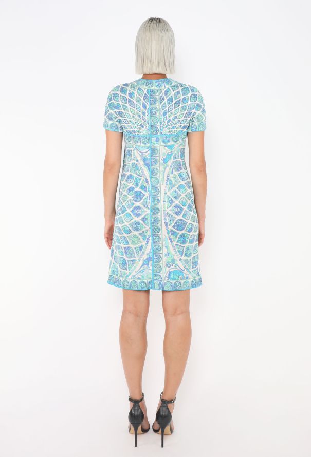Emilio Pucci '70s Printed Silk A-Line Dress - 4