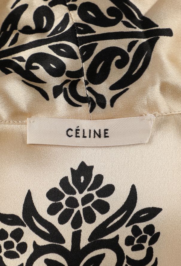Céline Silk Printed Lavallière Dress, 2013 - 6