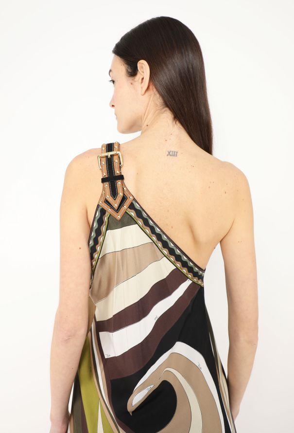 2024 Asymmetrical Abstract Dress - Emilio Pucci | Authentic