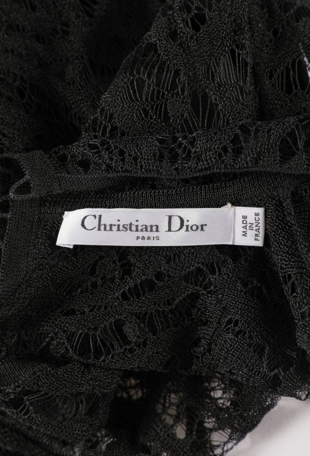 Dior Silk Lace Sheath Dress - 5