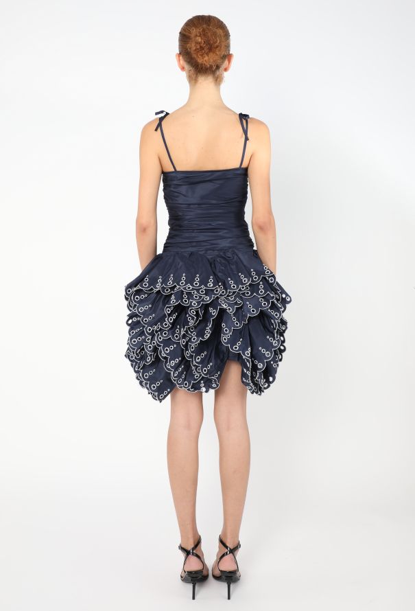 Angelo Tarlazzi Ruffled Taffeta Dress - 3 Angelo Tarlazzi Ruffled Taffeta Dress - 3