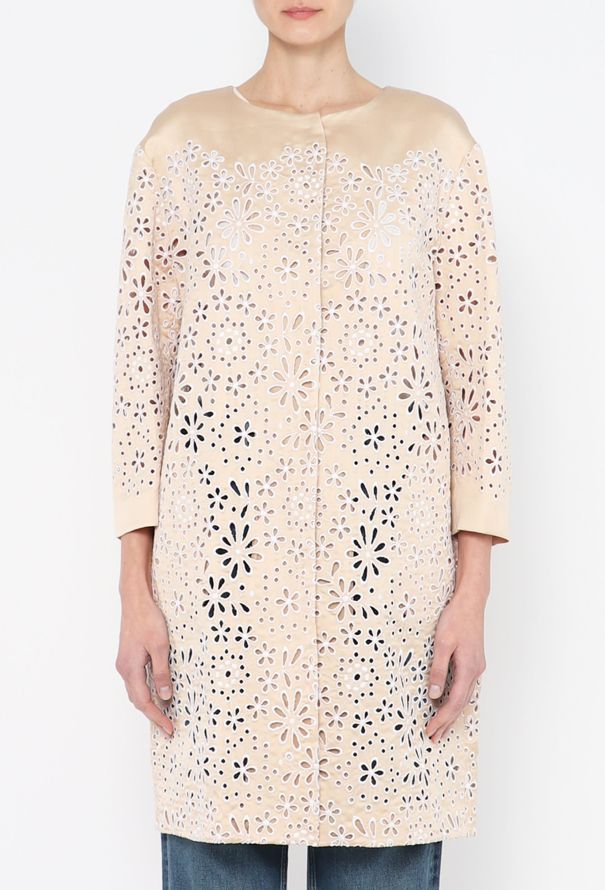 Prada S/S 2012 Broderie Anglaise Coat - 1