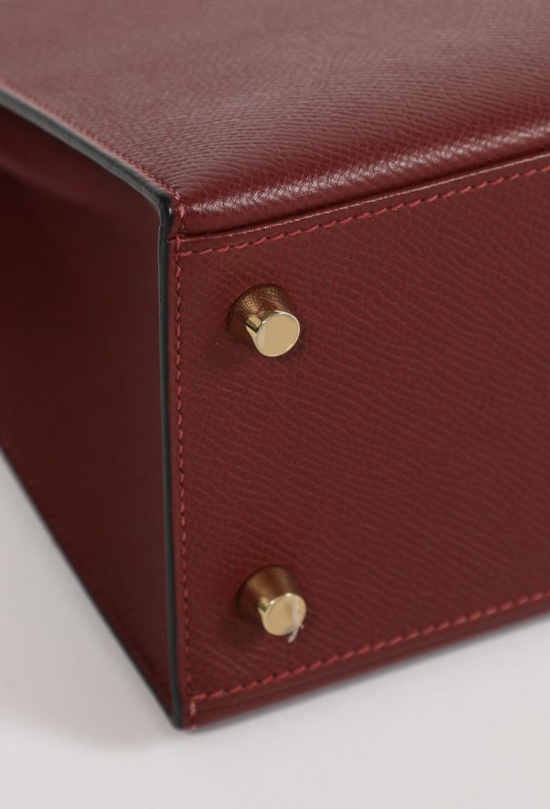 Hermès Rouge H Epsom Kelly Sellier 25 - 12