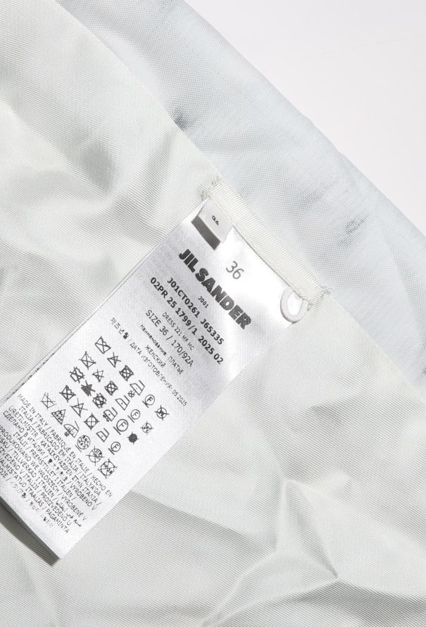 Jil Sander Pre-Fall 2025 Fil Coupé Printed Dress - 7