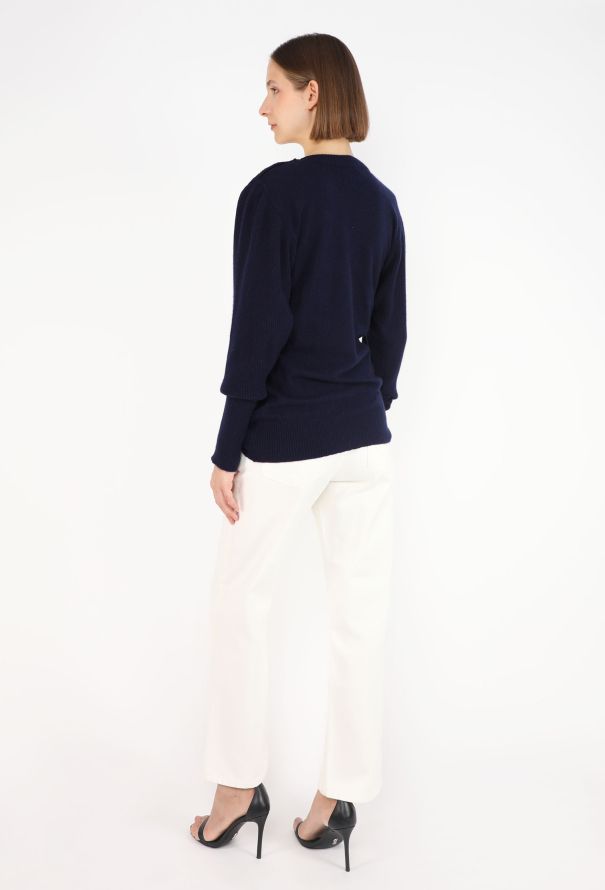 Chanel Scottish Cashmere Knit Sweater, 1980s - 5