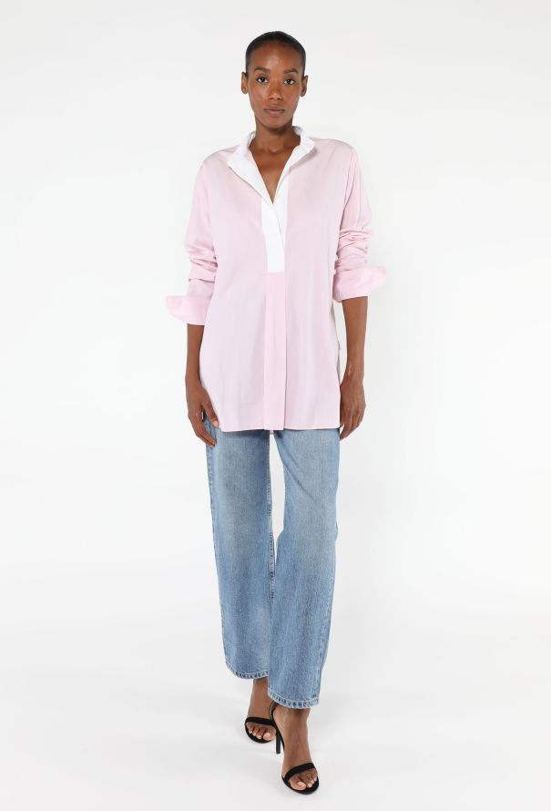 Céline Bicolor Cotton Tunic - 3