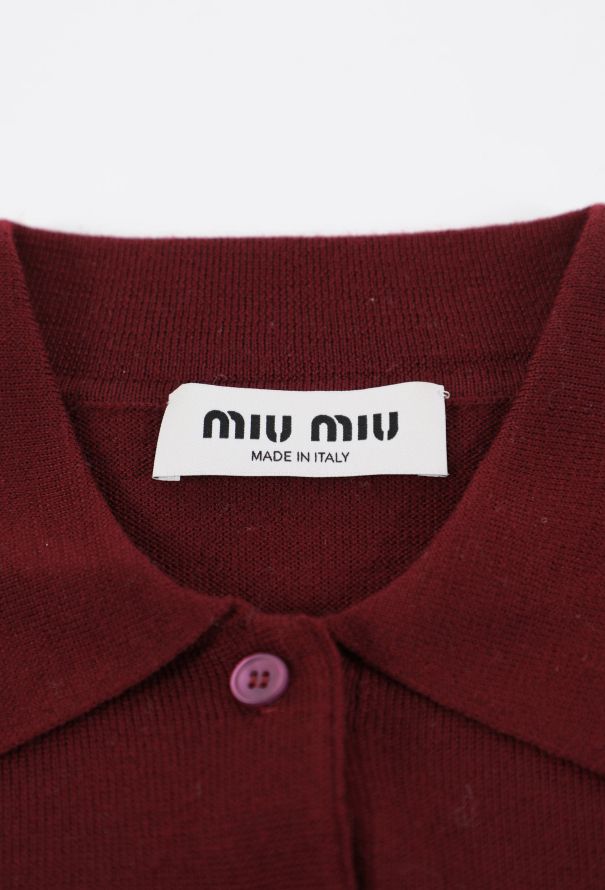 Miu Miu S/S 2024 Emblem Polo - 7