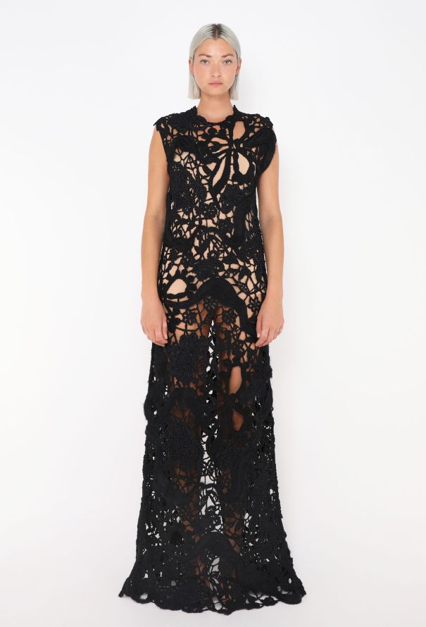 Jil Sander F/W 2024 Cornelly Crochet Gown - 1