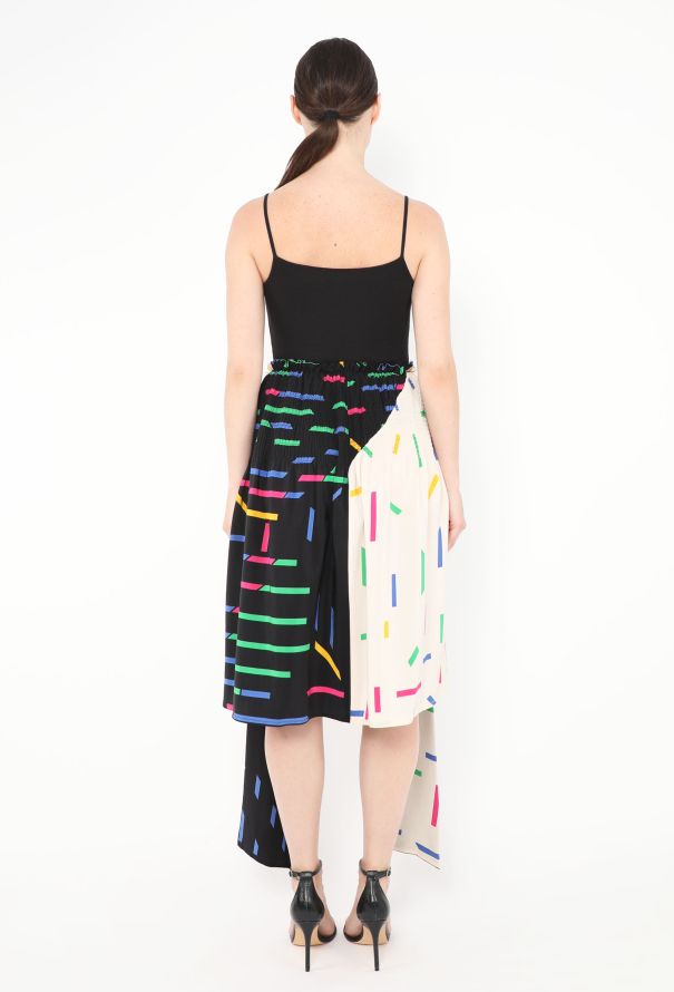 Chloé Vintage Draped Patchwork Skirt - 4