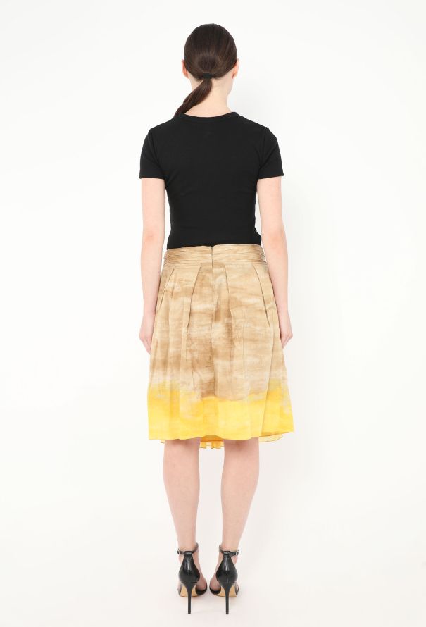 Prada 2006 Pleated Ombré Skirt - 4 Prada 2006 Pleated Ombré Skirt - 4