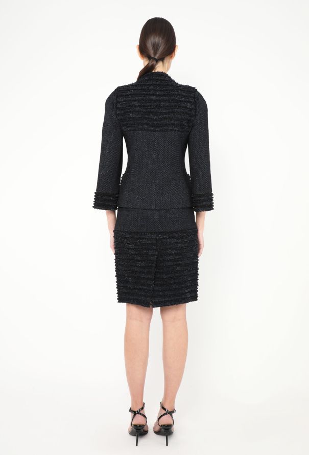 Chanel Tweed Tiered Trim Ensemble - 6