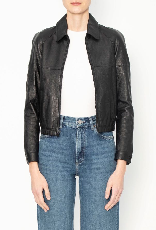 Classic Leather Zip Jacket