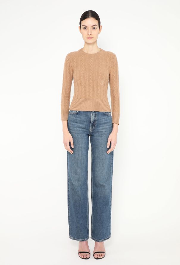 Céline Pre-Fall 2011 Cable-Knit Triomphe Sweater - 3 Céline Pre-Fall 2011 Cable-Knit Triomphe Sweater - 3