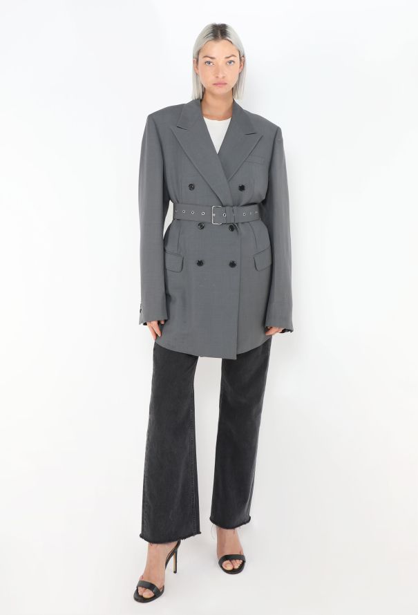 Prada 2018 Oversized Belted Blazer - 1