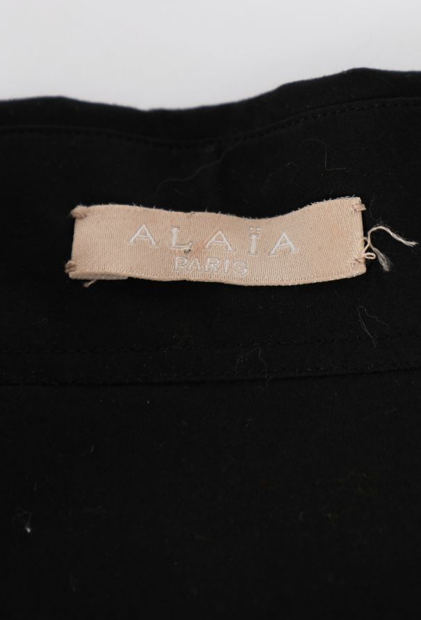 Alaïa Fluted Peplum Shirt - 6