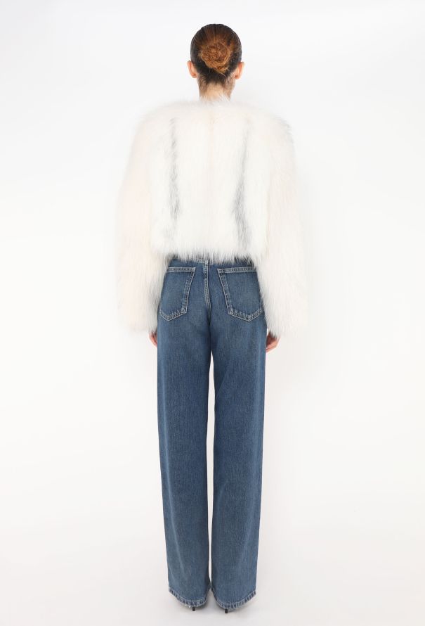 Prada Fox Fur Cropped Jacket - 6