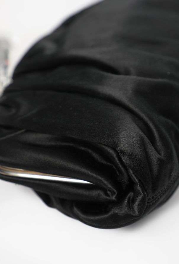 Chanel Satin Embellished Clutch Bag - 9