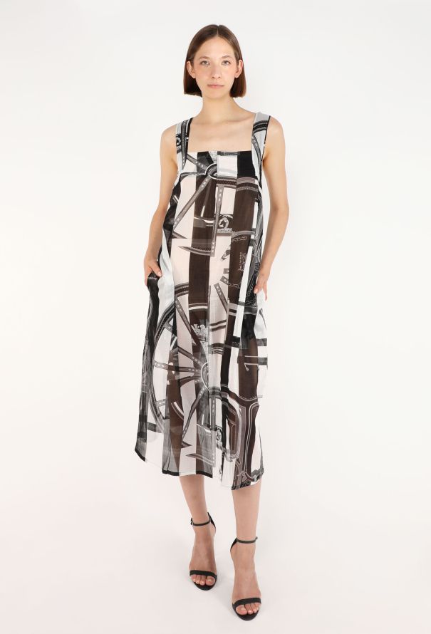 Hermès Berlines Bayadere Voile Beach Dress, 2022 - 4