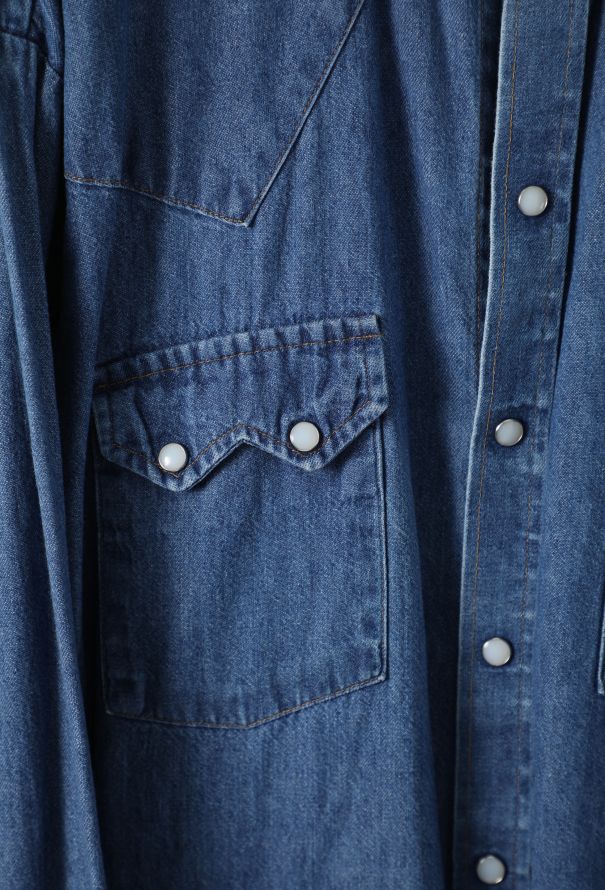 Men's Vintage '80s Sawtooth Pocket Denim Shirt - 7 Men's Vintage '80s Sawtooth Pocket Denim Shirt - 7