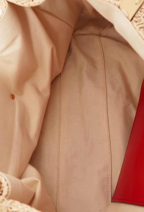 Valentino Beige Raffia Tote Bag - 11 Valentino Beige Raffia Tote Bag - 11