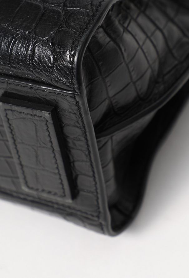 Saint Laurent Crocodile Embossed Nano Sac de Jour - 9 Saint Laurent Crocodile Embossed Nano Sac de Jour - 9