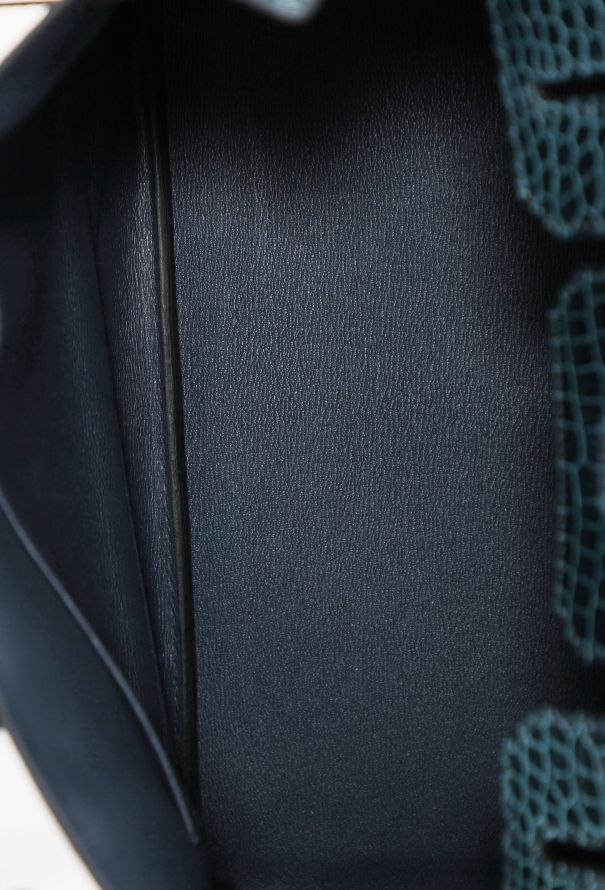 Hermès Exceptional  Vert Rousseau Porosus Birkin 30 - 12