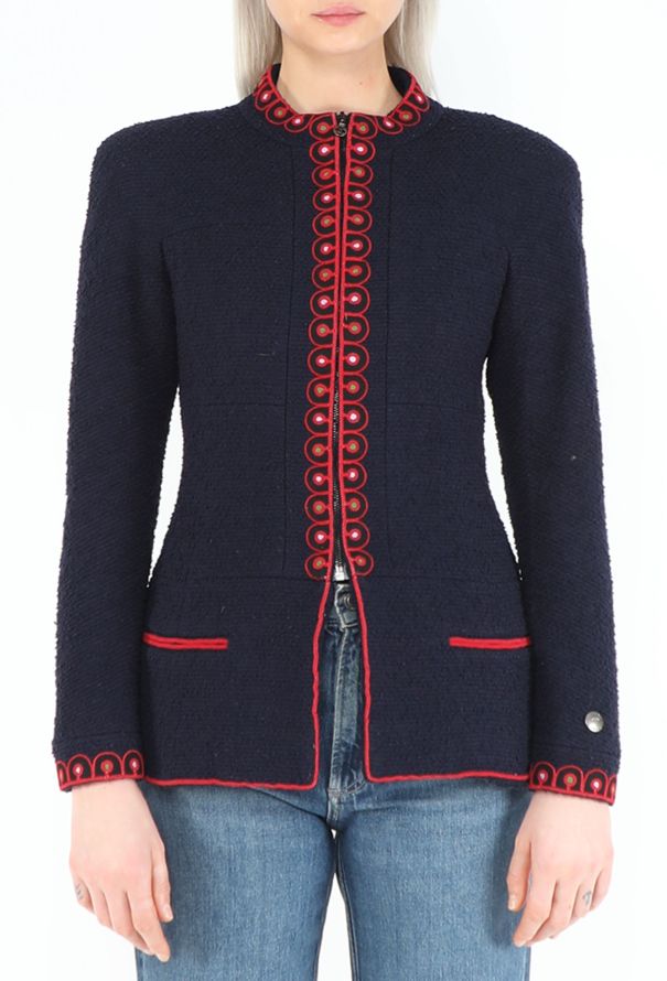 Chanel CAMPAIGN F/W 1997 Embroidered Bouclé Jacket - 1