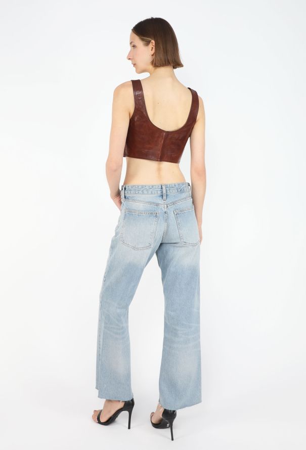 Prada Cropped Leather Vest, S/S 1994 - 4