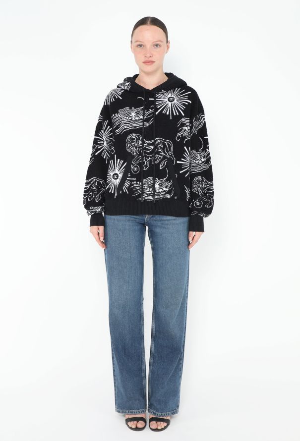 Chanel 2022 Terrycloth Graphic Hoodie - 3 Chanel 2022 Terrycloth Graphic Hoodie - 3