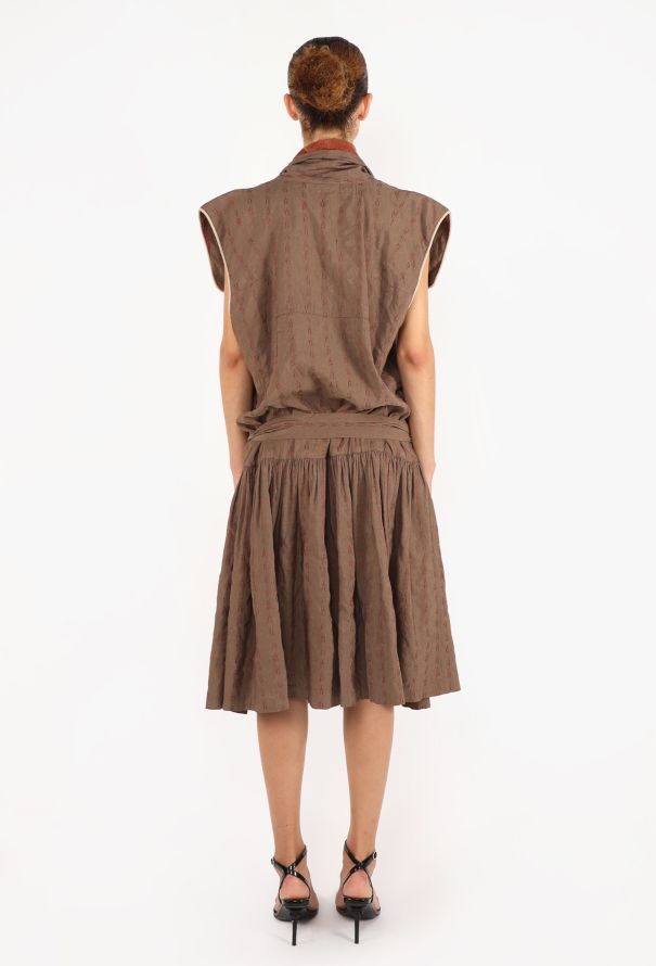 Dries Van Noten Jacquard Linen Kaftan, F/W 2002 - 5