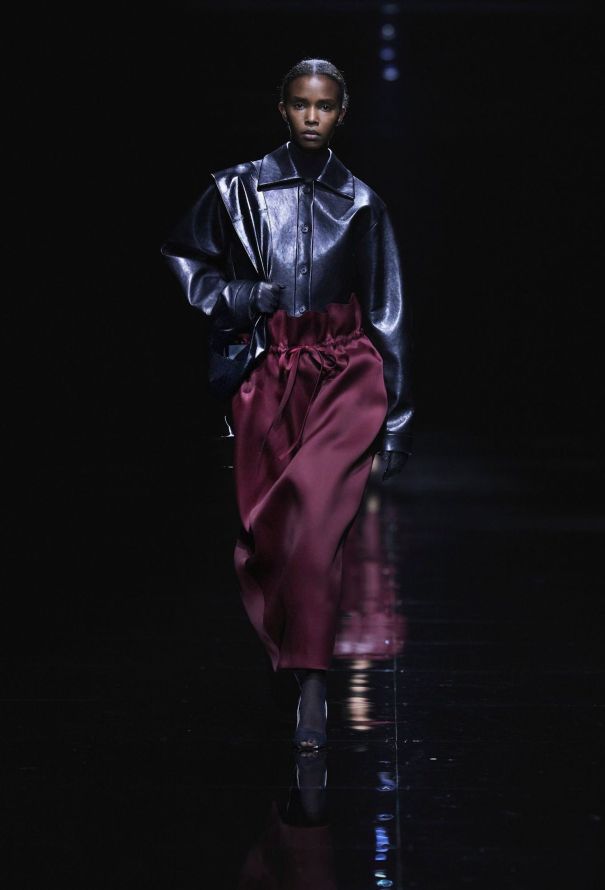 Khaite F/W 2024 Ember Silk Drawstring Skirt - 2 Khaite F/W 2024 Ember Silk Drawstring Skirt - 2
