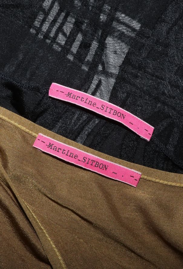 Martine Sitbon S/S 1997 Dévoré Overlay Dress - 7