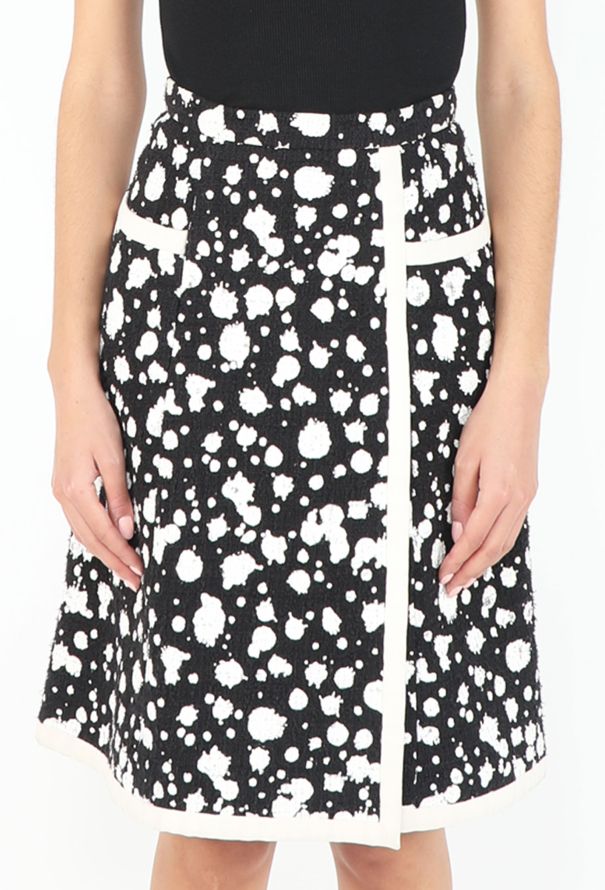 Chanel S/S 2015 Bicolor Tweed Skirt - 3