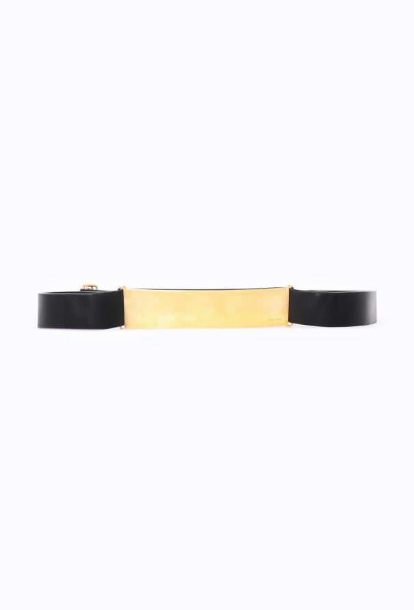 Céline 2011 Plaque Leather Belt - 1