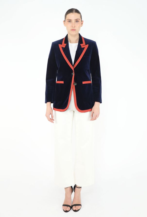 Gucci Pre-Fall 2017 Velvet Blazer - 2